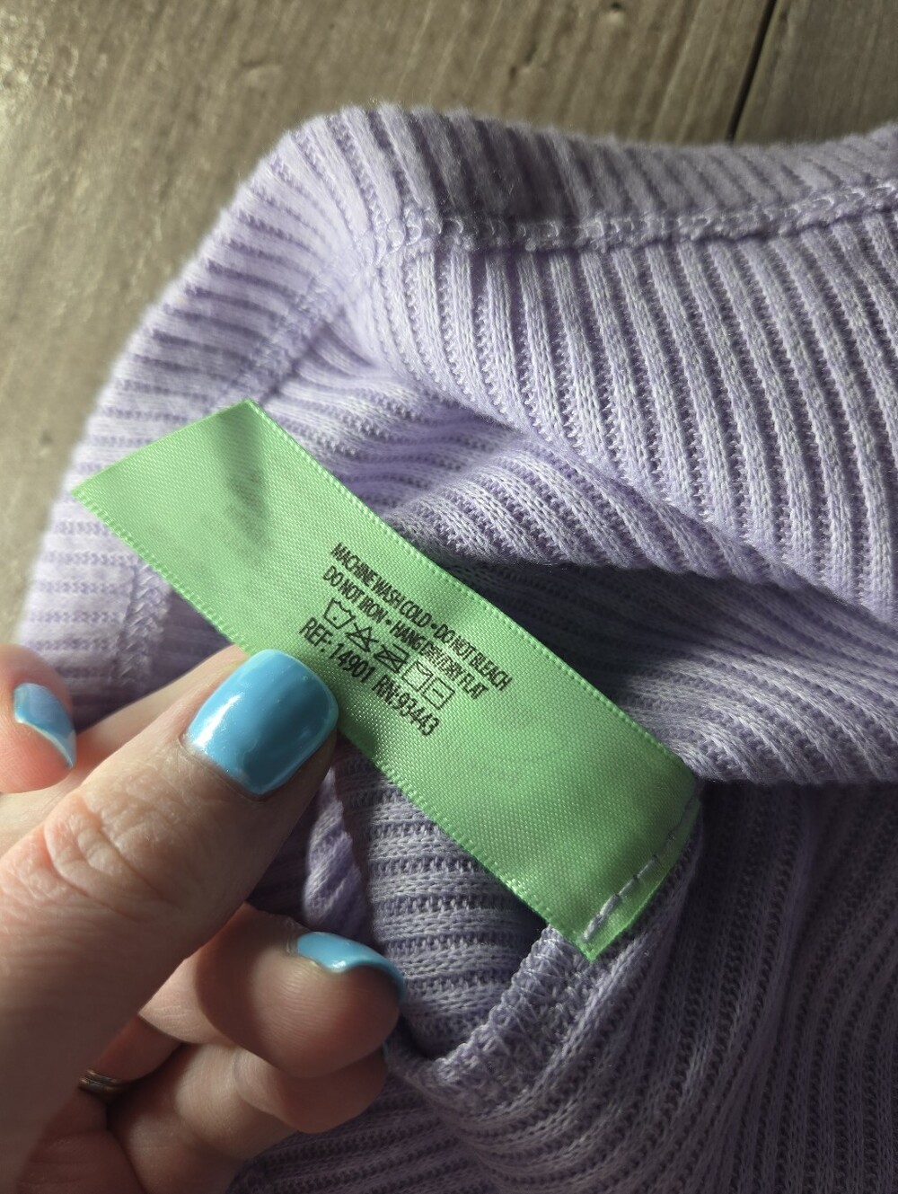NWT Honeydew Intimates Ribbed Lavender “Bet On It” Tank Top Size Medium - Picture 10 of 16